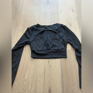 Work out top, open back